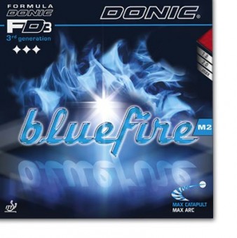 DONIC Bluefire M2  Hardness: 42,5 grade CONTROL 7 SPEED 9++ SPIN 10++